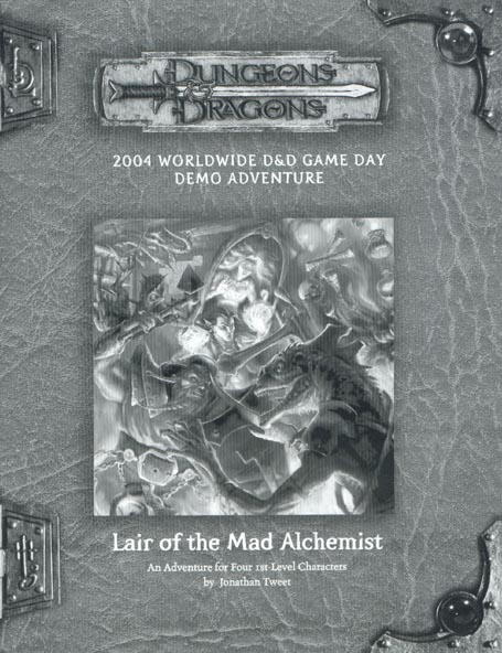TSR Dungeons & Dragons Third Edition Archive: Lair of the Mad Alchemist