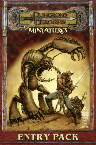 TSR Dungeons & Dragons Third Edition Archive: Miniatures Entry Pack
