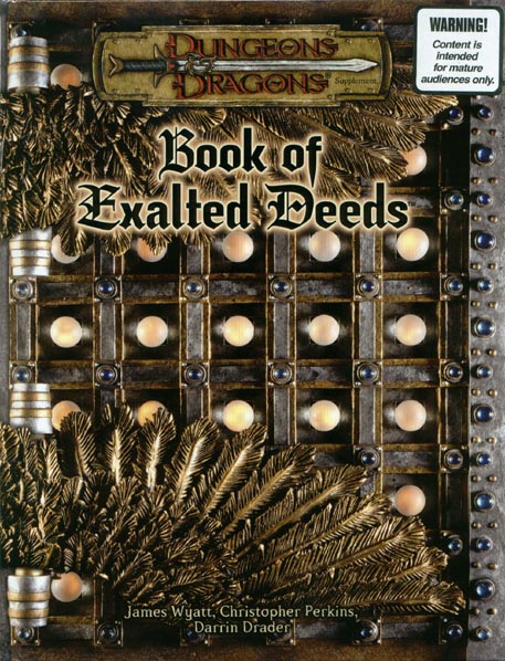 TSR Dungeons & Dragons Third Edition Archive: Book of Exalted Deeds