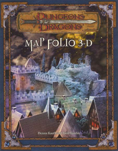 TSR Dungeons & Dragons Third Edition Archive: Map Folio 3-D