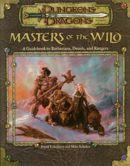 TSR Dungeons & Dragons Third Edition Archive: Masters of the Wild