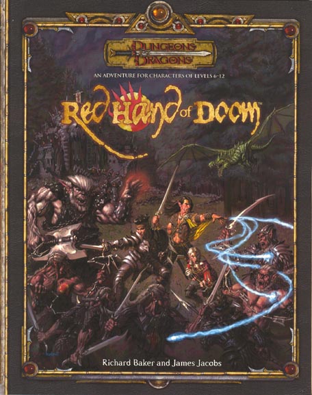 TSR Dungeons & Dragons Third Edition Archive: Red Hand of Doom