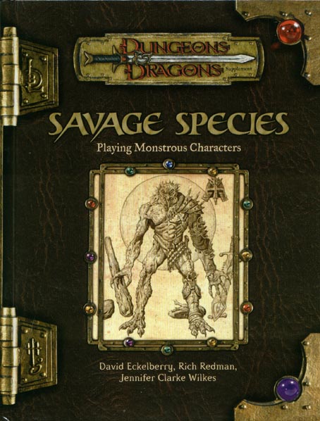 TSR Dungeons & Dragons Third Edition Archive: Savage Species: Playing Monstrous Characters
