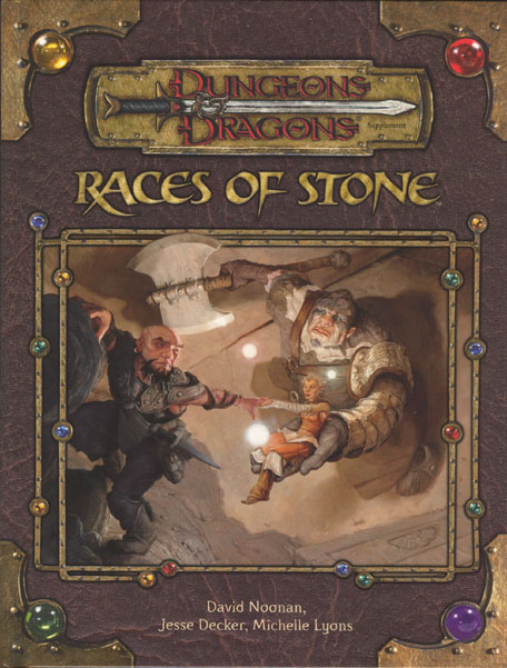 TSR Dungeons & Dragons Third Edition Archive: Races of Stone