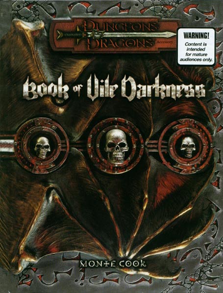 TSR Dungeons & Dragons Third Edition Archive: Book of Vile Darkness