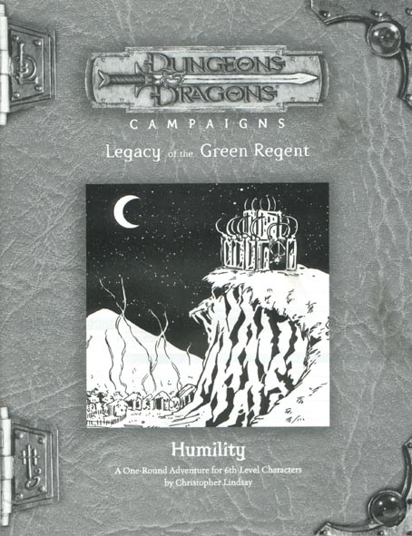 Third Edition Dungeons & Dragons Archive: Forgotten Realms: LGR11 Humility