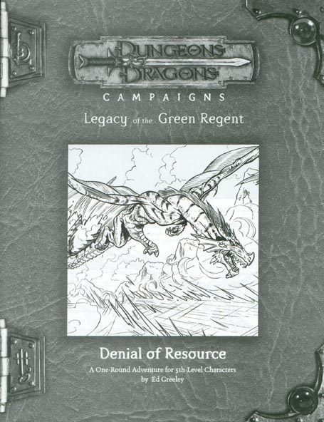 Third Edition Dungeons & Dragons Archive: Forgotten Realms: LGR9 Denial of Resource