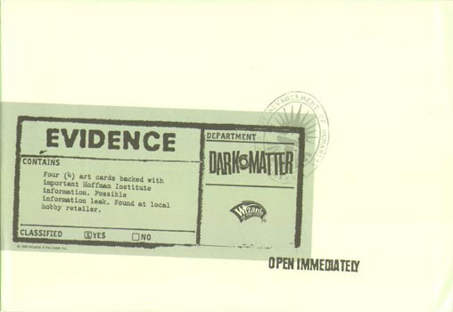 TSR Alternity Archive: Dark<font size="-2"><sup><b>o</b></sup></font>Matter Evidence Pack