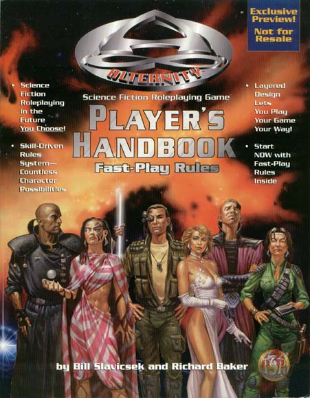 TSR Alternity Archive: Fast-Play Rules