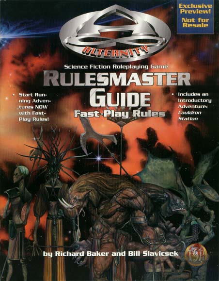 TSR Alternity Archive: Fast-Play Rules