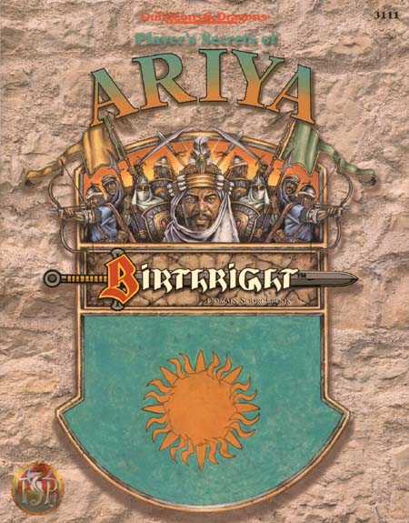 TSR Dungeons & Dragons Archive: Birthright: Player's Secrets of Ariya