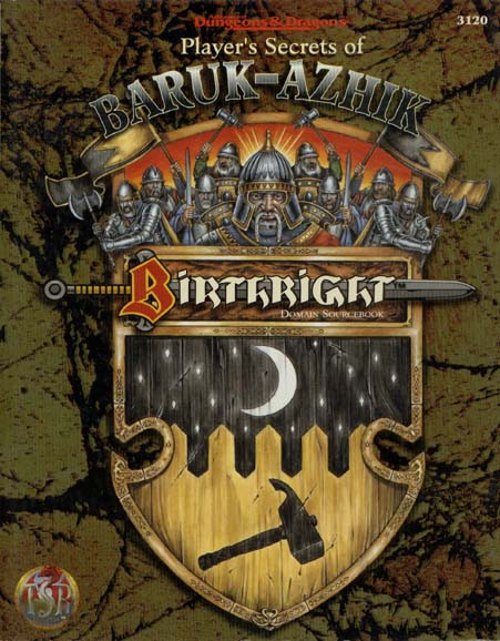 TSR Dungeons & Dragons Archive: Birthright: Player's Secrets of Baruk-Azhik