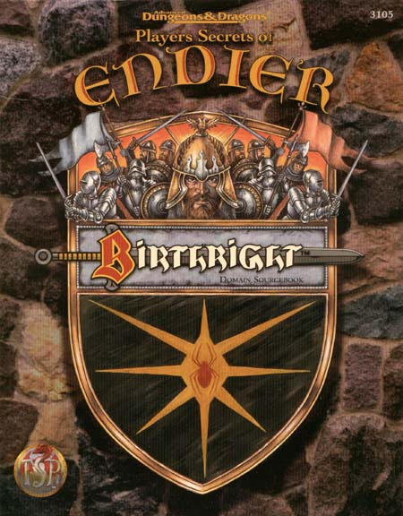 TSR Dungeons & Dragons Archive: Birthright: Player's Secrets of Endier