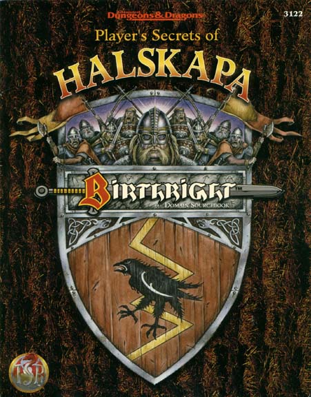 TSR Dungeons & Dragons Archive: Birthright: Player's Secrets of Halskapa