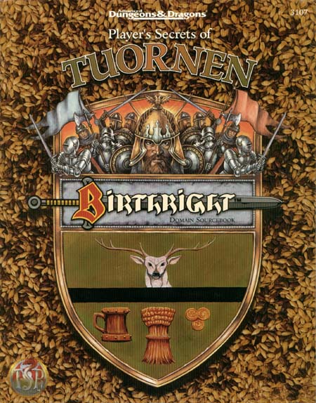TSR Dungeons & Dragons Archive: Birthright: Player's Secrets of Tuornen
