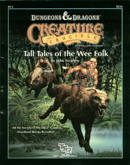 TSR Dungeons & Dragons Archive: Creature Crucible: Tall Tales of the Wee Folk