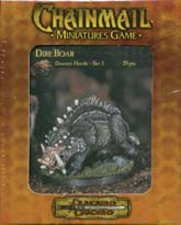 TSR Dungeons & Dragons Archive: Chainmail: Dire Boar