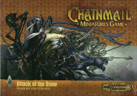 TSR Dungeons & Dragons Archive: Chainmail: Attack of the Drow: Kilsek Set 4 Faction Box