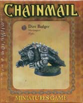 TSR Dungeons & Dragons Archive: Chainmail: Dire Badger