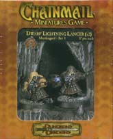 TSR Dungeons & Dragons Archive: Chainmail: Dwarf Lightning Lancer (x2)