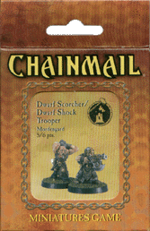 TSR Dungeons & Dragons Archive: Chainmail: Dwarf Scorcher / Dwarf Shock Trooper