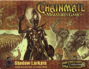 TSR Dungeons & Dragons Archive: Chainmail: Shadow Lurkers: Mercenary Set 2 Combo Box