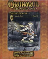 TSR Dungeons & Dragons Archive: Chainmail: Tiefling Fighter