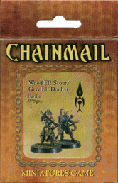 TSR Dungeons & Dragons Archive: Chainmail: Wood Elf Scout / Gray Elf Duelist