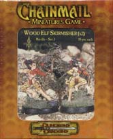 TSR Dungeons & Dragons Archive: Chainmail: Wood Elf Skirmisher (x2)