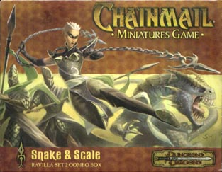 TSR Dungeons & Dragons Archive: Chainmail: 88790 Snake & Scale: Ravilla Set 2 Combo Box