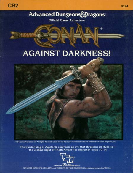 TSR Dungeons & Dragons Archive: Conan: Conan Against Darkness!