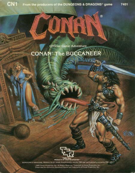 TSR Dungeons & Dragons Archive: Conan: Conan the Buccaneer