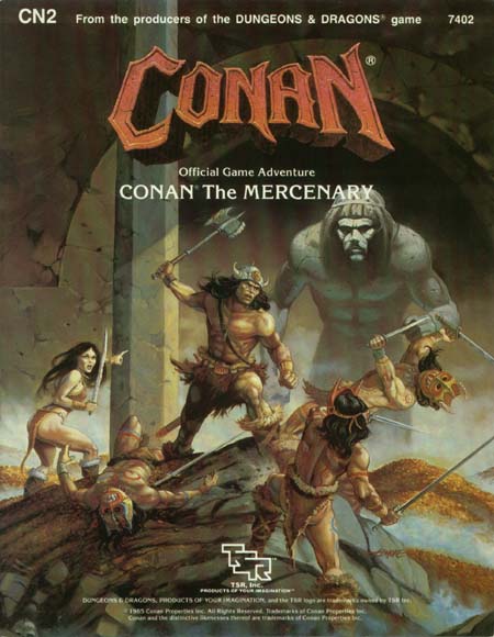 TSR Dungeons & Dragons Archive: Conan: Conan the Mercenary