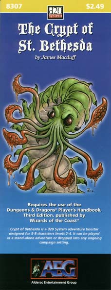 Third Edition Dungeons & Dragons Archive: d20 System: The Crypt of St. Bethesda