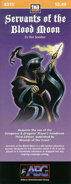 Third Edition Dungeons & Dragons Archive: d20 System: Servants of the Blood Moon