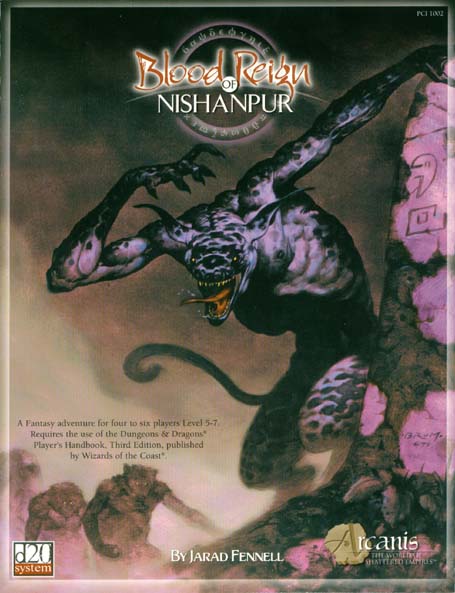 Third Edition Dungeons & Dragons Archive: d20 System: Blood Reign of Nishanpur