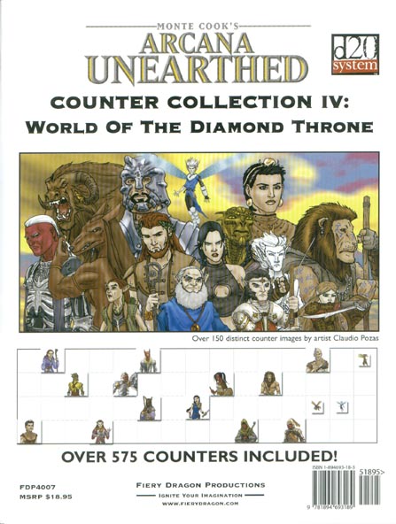 Third Edition Dungeons & Dragons Archive: d20 System: Counter Collection IV: World of the Diamond Throne
