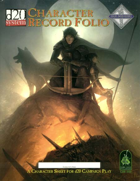 Third Edition Dungeons & Dragons Archive: d20 System: Character Record Folio
