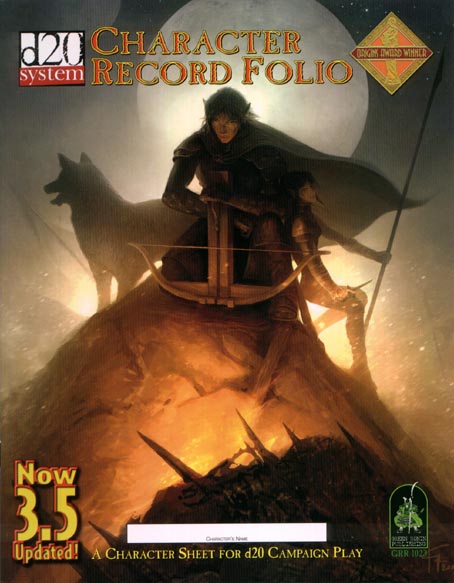 Third Edition Dungeons & Dragons Archive: d20 System: Character Record Folio (Updated)