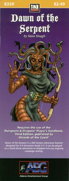 Third Edition Dungeons & Dragons Archive: d20 System: Dawn of the Serpent