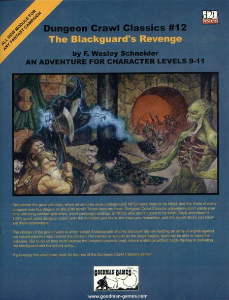 Third Edition Dungeons & Dragons Archive: d20 System: Dungeon Crawl Classics #12: The Blackguard's Revenge