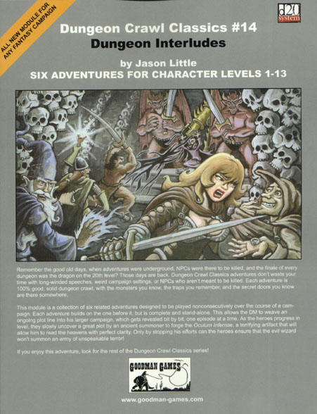 Third Edition Dungeons & Dragons Archive: d20 System: Dungeon Crawl Classics #14: Dungeon Interludes