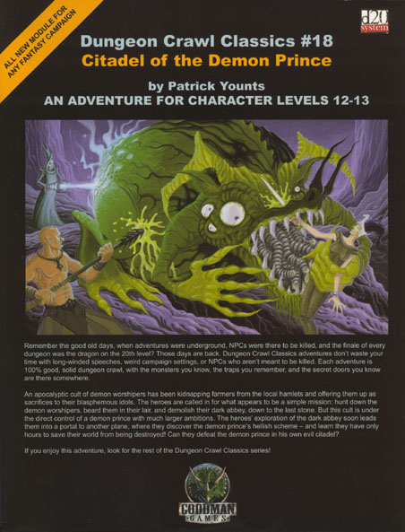 Third Edition Dungeons & Dragons Archive: d20 System: Dungeon Crawl Classics #18: Citadel of the Demon Prince