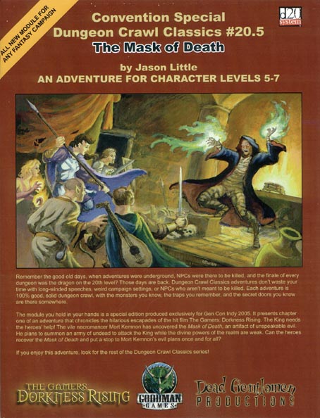 Third Edition Dungeons & Dragons Archive: d20 System: Dungeon Crawl Classics #20.5: The Mask of Death