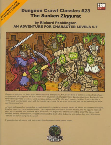 Third Edition Dungeons & Dragons Archive: d20 System: Dungeon Crawl Classics #23: The Sunken Ziggurat
