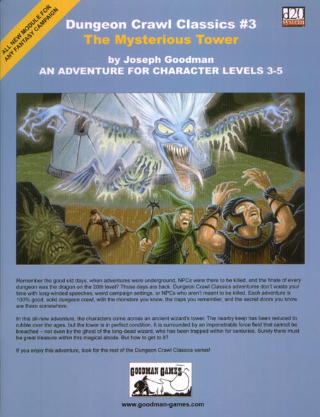 Third Edition Dungeons & Dragons Archive: d20 System: Dungeon Crawl Classics #3: The Mysterious Tower