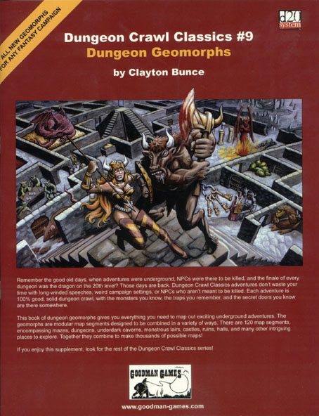 Third Edition Dungeons & Dragons Archive: d20 System: Dungeon Crawl Classics #9: Dungeon Geomorphs