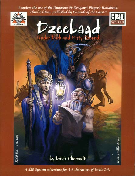 Third Edition Dungeons & Dragons Archive: d20 System: Dzeebagd: Under Dark and Misty Ground