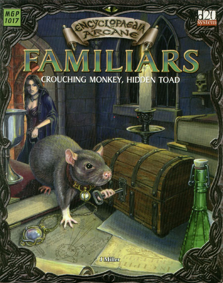 Third Edition Dungeons & Dragons Archive: d20 System: Encyclopaedia Arcane: Familiars - Crouching Monkey, Hidden Toad