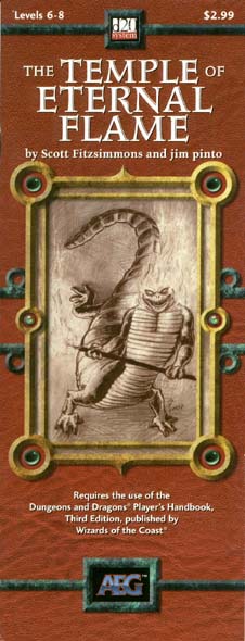 Third Edition Dungeons & Dragons Archive: d20 System: The Temple of Eternal Flame